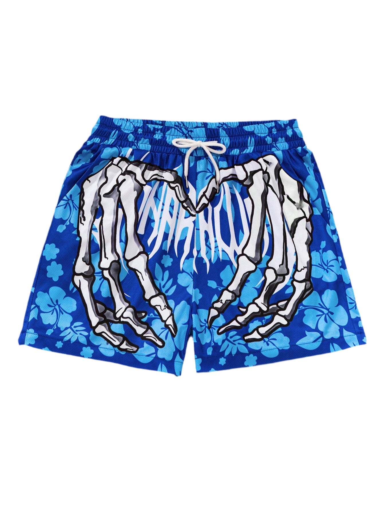 New Men's Graphic Knitted Loose Shorts